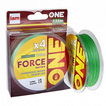 �������� ����� �ONE FORCE �4-135m (bright-green) d0.18 7.71kg
