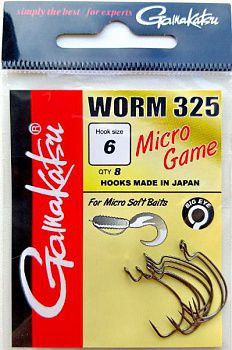 ������ Gamakatsu Worm 325 Micro Game �6 ����.8��.