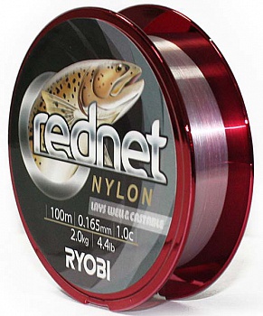 ����� RYOBI NYLON Rednet 100m d-0.437 #9.37kg Grey RBLG437