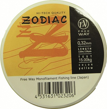 ���� ZODIAK YELLOW 0.23 mm 120m